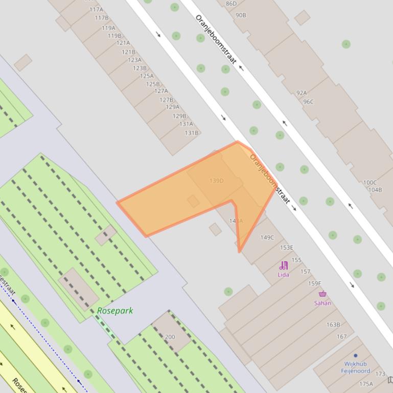 Kaart van postcodegebied 3071SE.