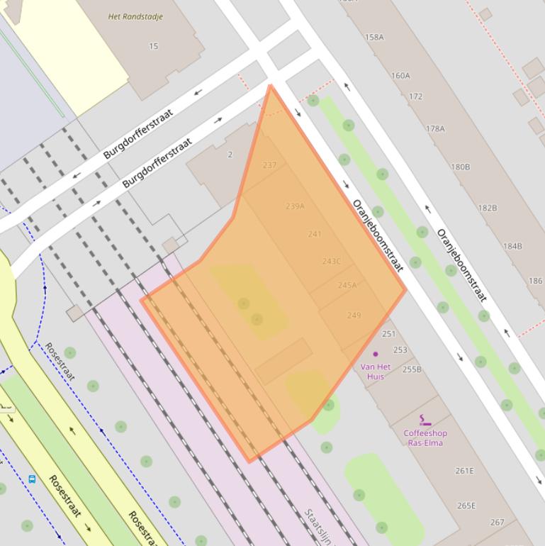 Kaart van postcodegebied 3071SL.