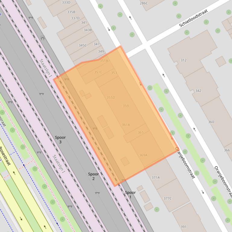 Kaart van postcodegebied 3071SV.