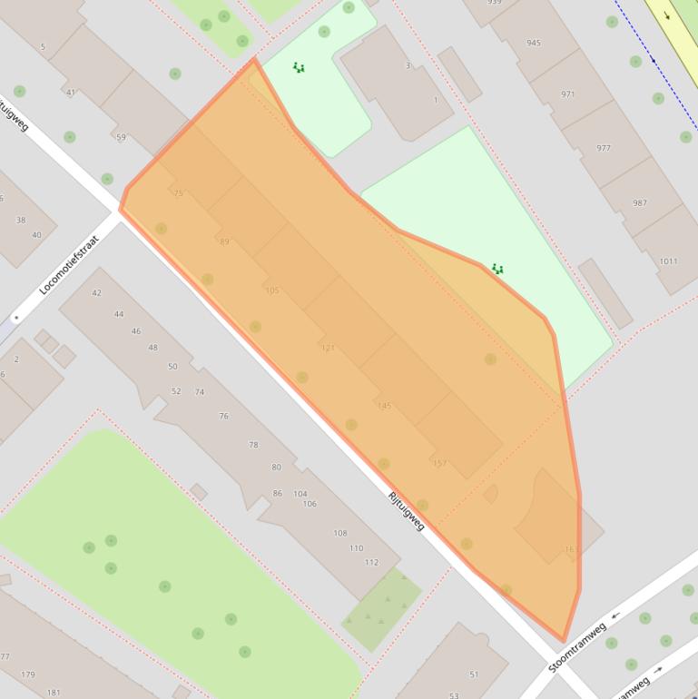 Kaart van postcodegebied 3071ZB.