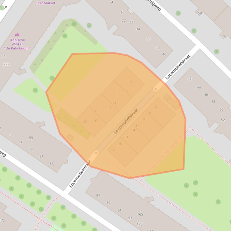 Kaart van postcodegebied 3071ZD.