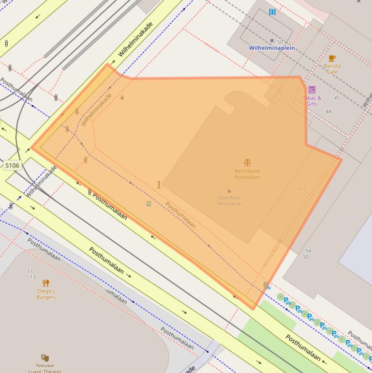 Kaart van postcodegebied 3072AL.