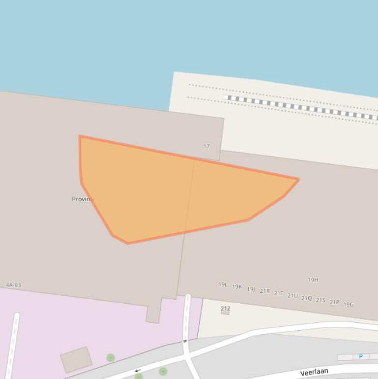 Kaart van postcodegebied 3072AT.