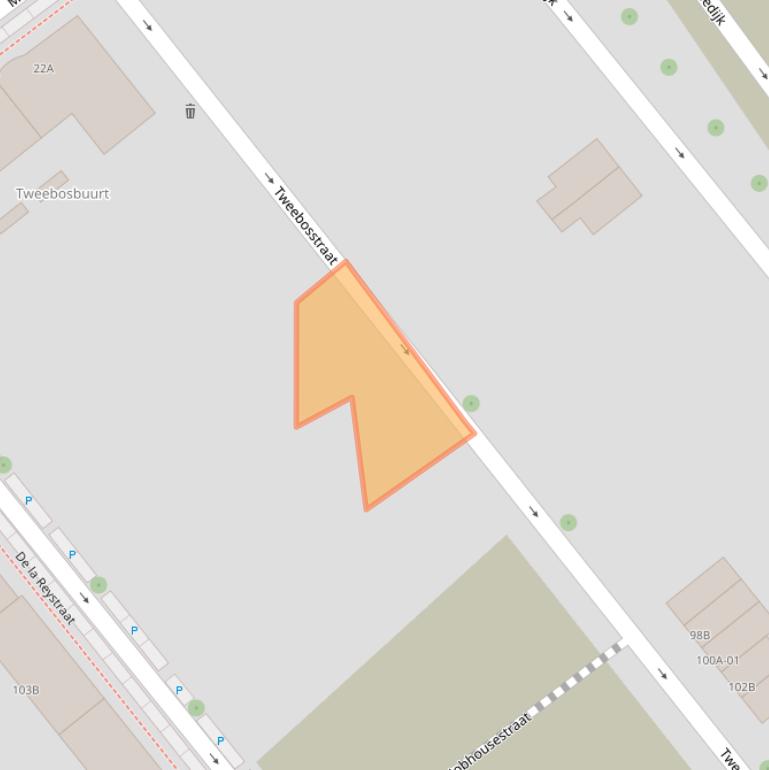 Kaart van postcodegebied 3072BN.