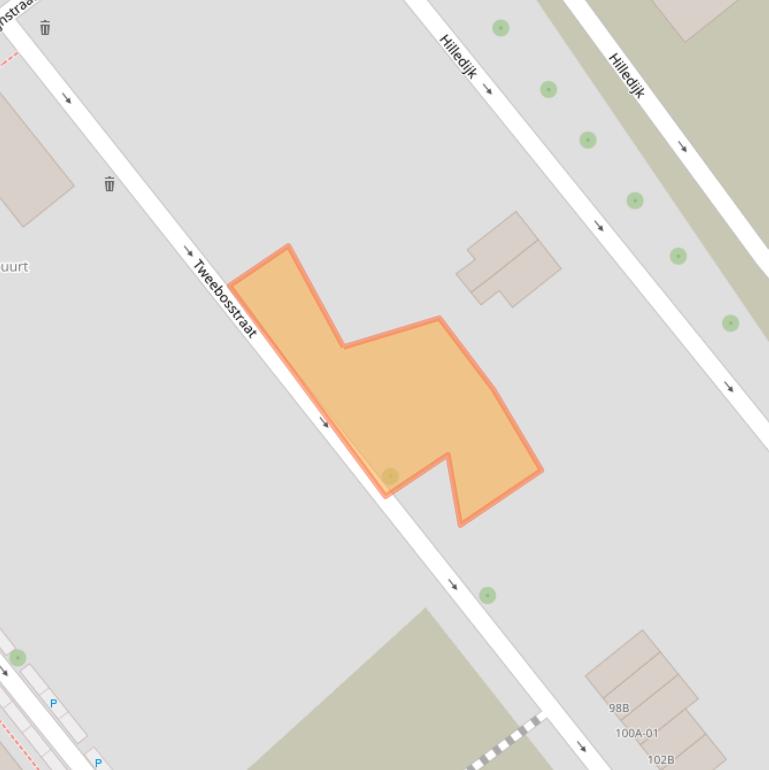 Kaart van postcodegebied 3072BV.