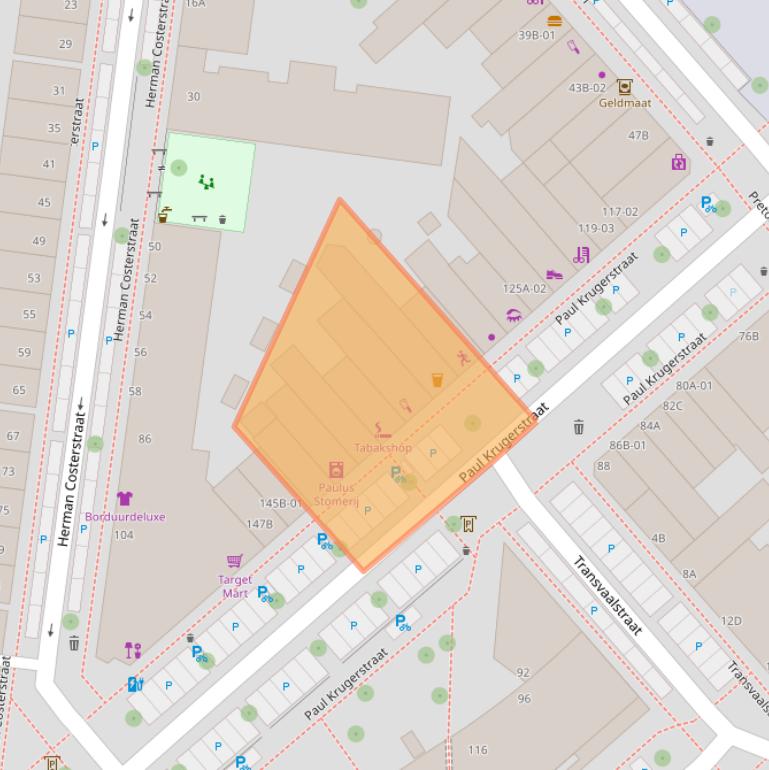 Kaart van postcodegebied 3072GH.