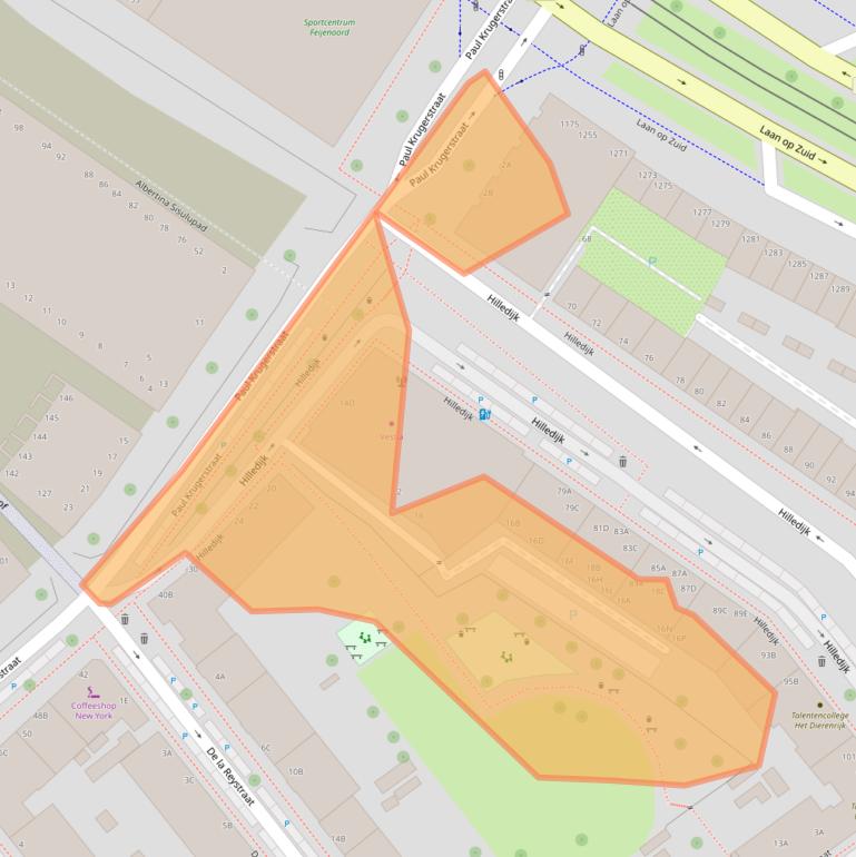 Kaart van postcodegebied 3072GL.