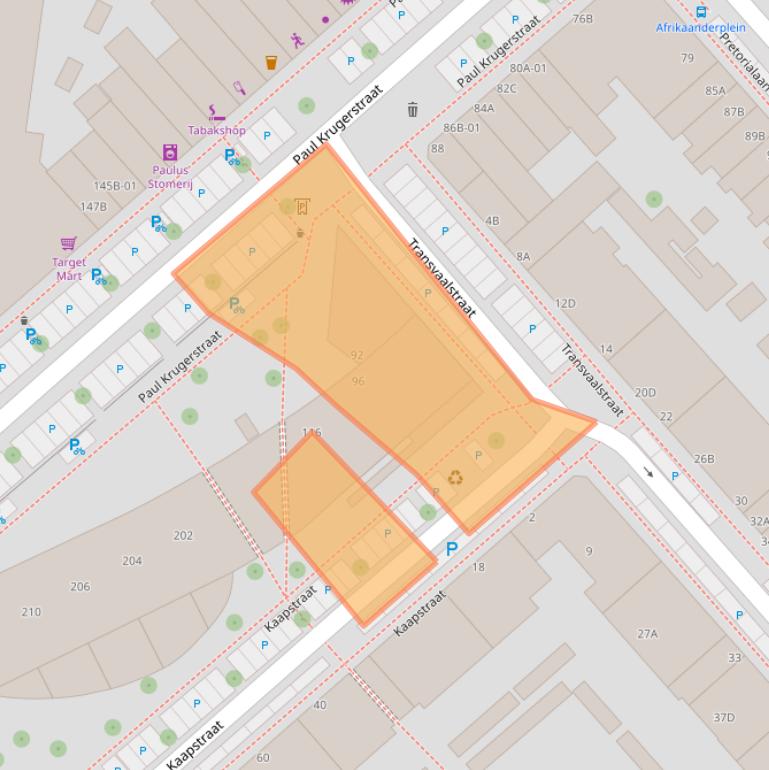 Kaart van postcodegebied 3072GN.