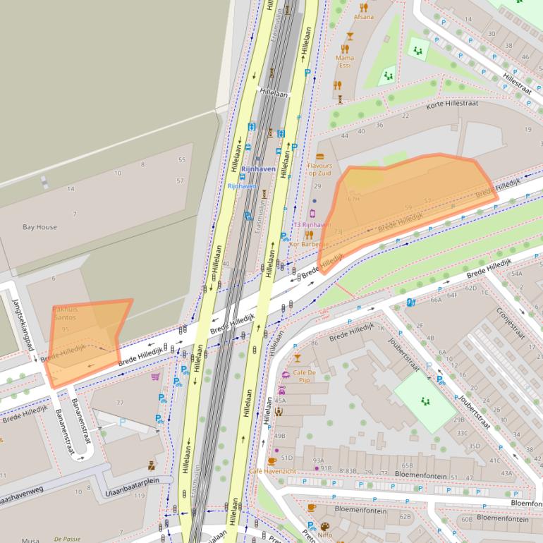 Kaart van postcodegebied 3072KD.