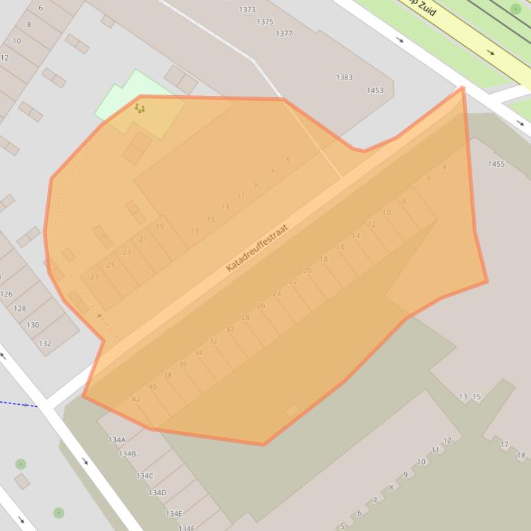 Kaart van postcodegebied 3072RP.