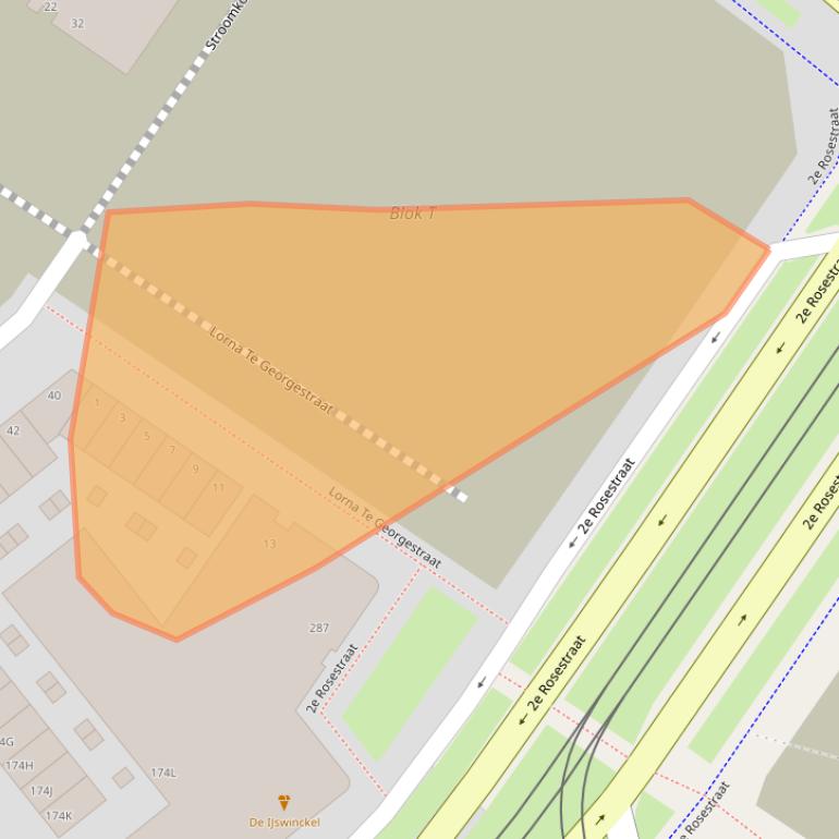 Kaart van postcodegebied 3072RV.