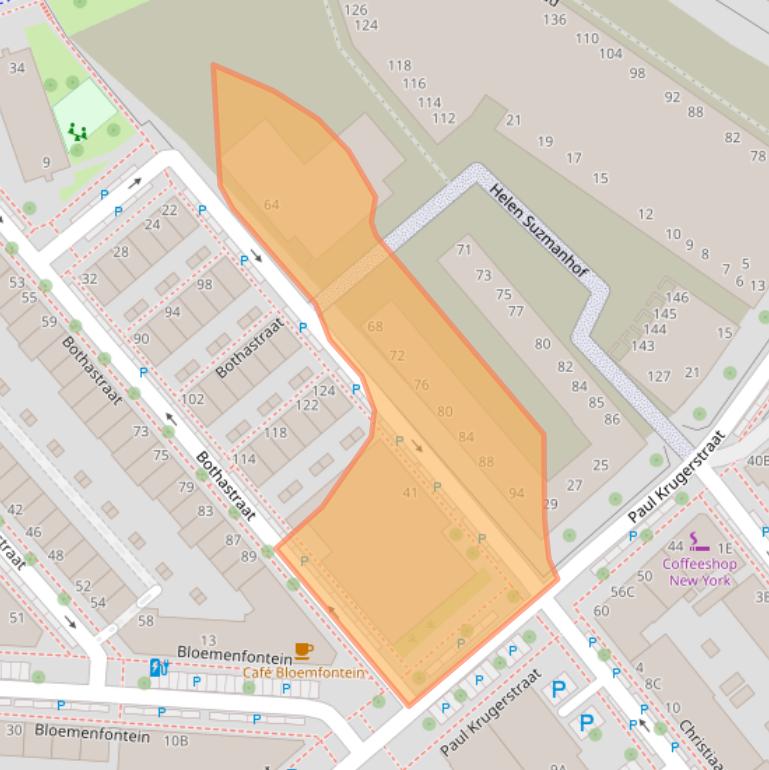 Kaart van postcodegebied 3072SC.