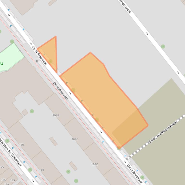 Kaart van postcodegebied 3072TN.