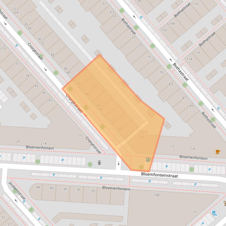 Kaart van postcodegebied 3072XR.