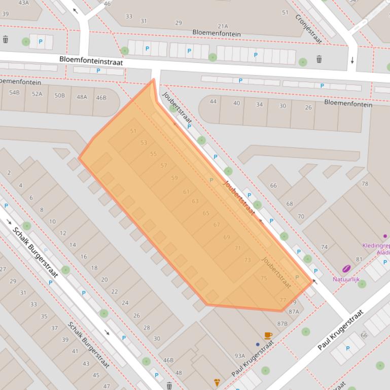 Kaart van postcodegebied 3072XV.