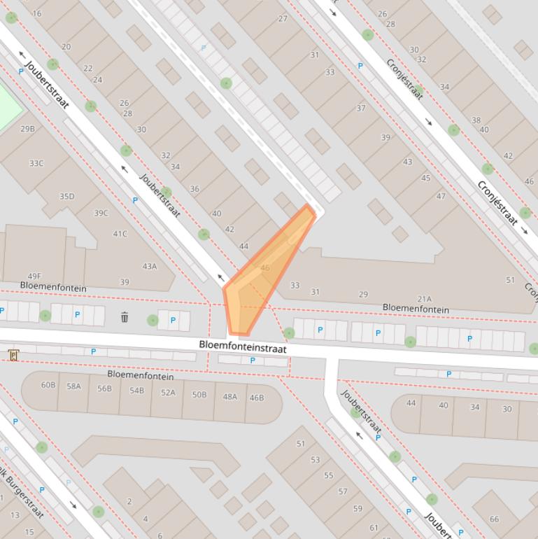 Kaart van postcodegebied 3072XX.