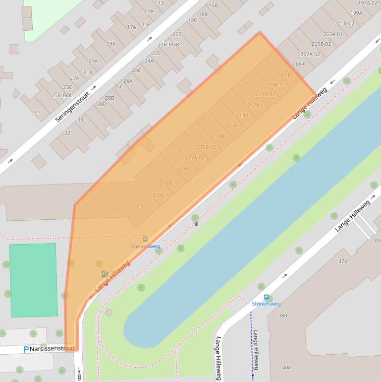 Kaart van postcodegebied 3073BP.