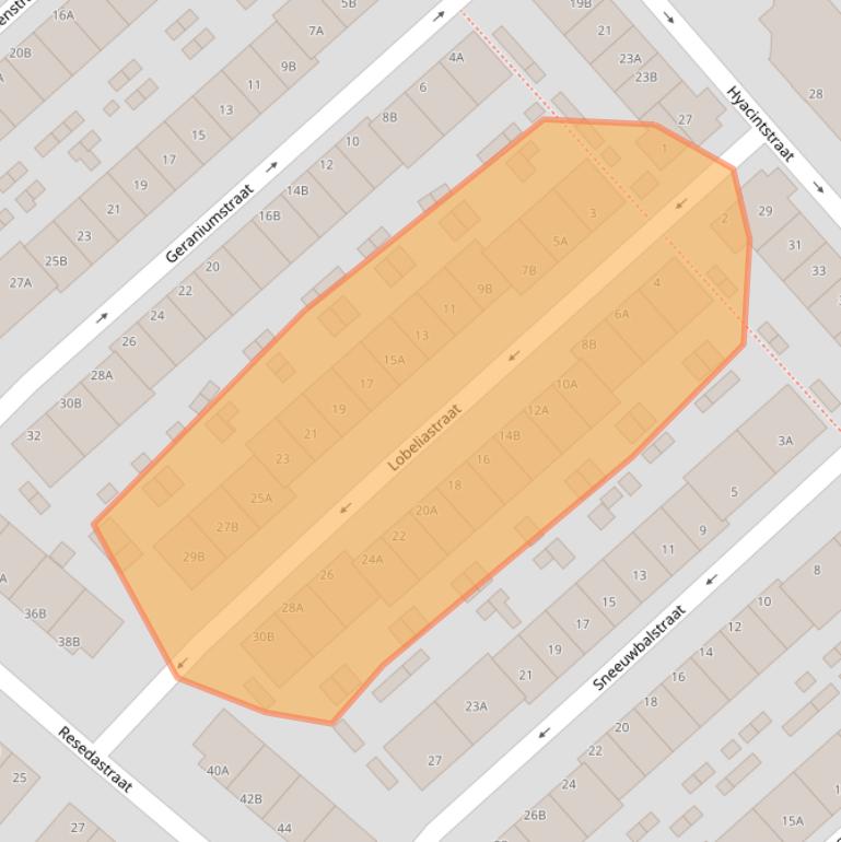 Kaart van postcodegebied 3073CH.