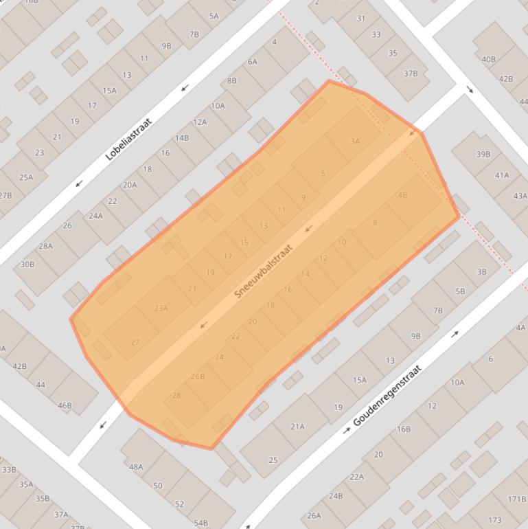 Kaart van postcodegebied 3073CZ.