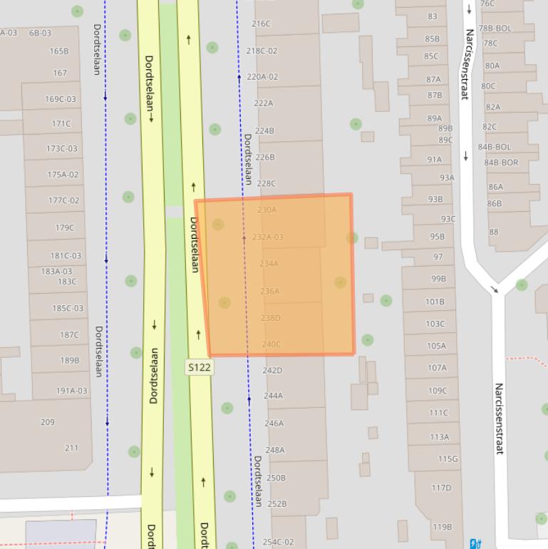 Kaart van postcodegebied 3073GV.