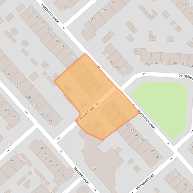 Kaart van postcodegebied 3073TC.