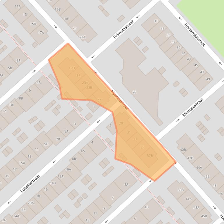 Kaart van postcodegebied 3073TH.