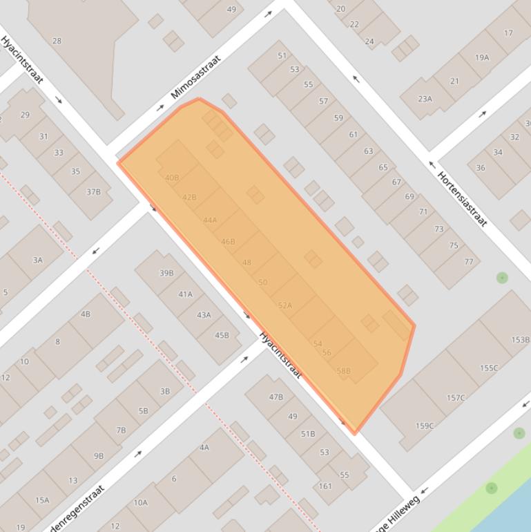 Kaart van postcodegebied 3073TM.