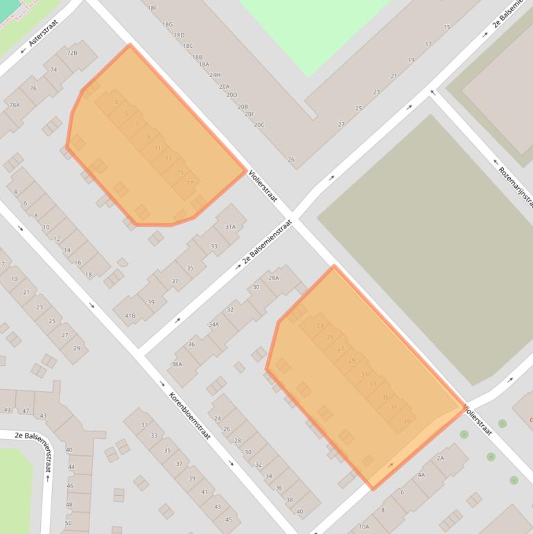 Kaart van postcodegebied 3073TS.