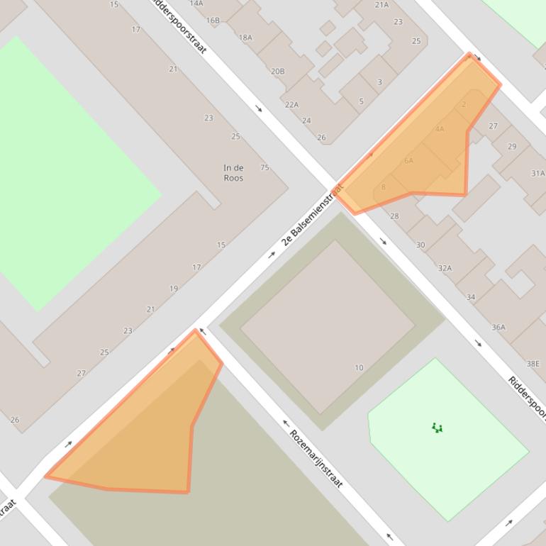 Kaart van postcodegebied 3073VE.