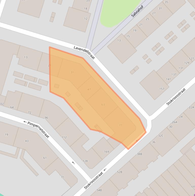 Kaart van postcodegebied 3073WH.