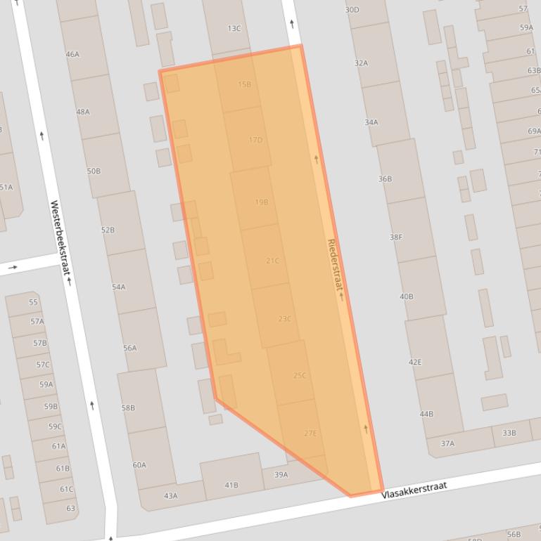 Kaart van postcodegebied 3074CN.