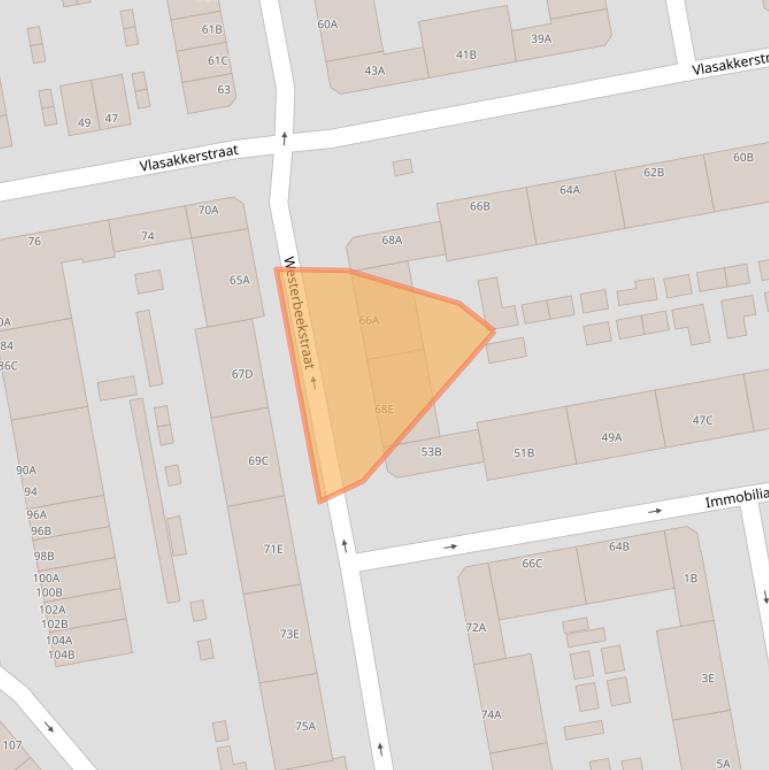 Kaart van postcodegebied 3074DM.