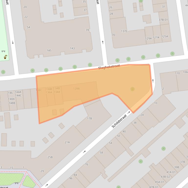 Kaart van postcodegebied 3074LR.