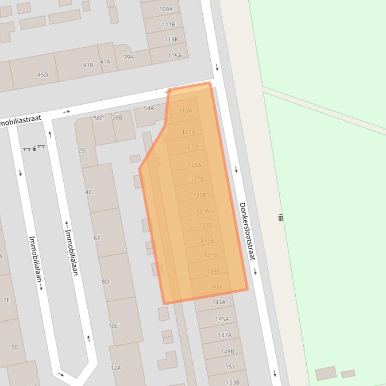 Kaart van postcodegebied 3074WH.