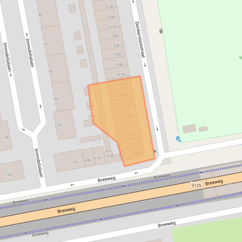 Kaart van postcodegebied 3074WJ.