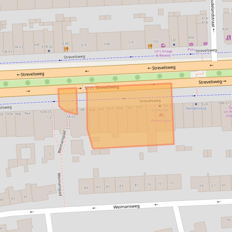 Kaart van postcodegebied 3075AM.