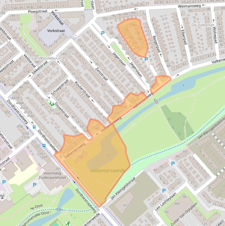 Kaart van postcodegebied 3075AZ.