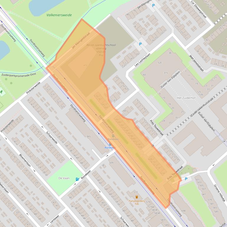 Kaart van postcodegebied 3075BN.