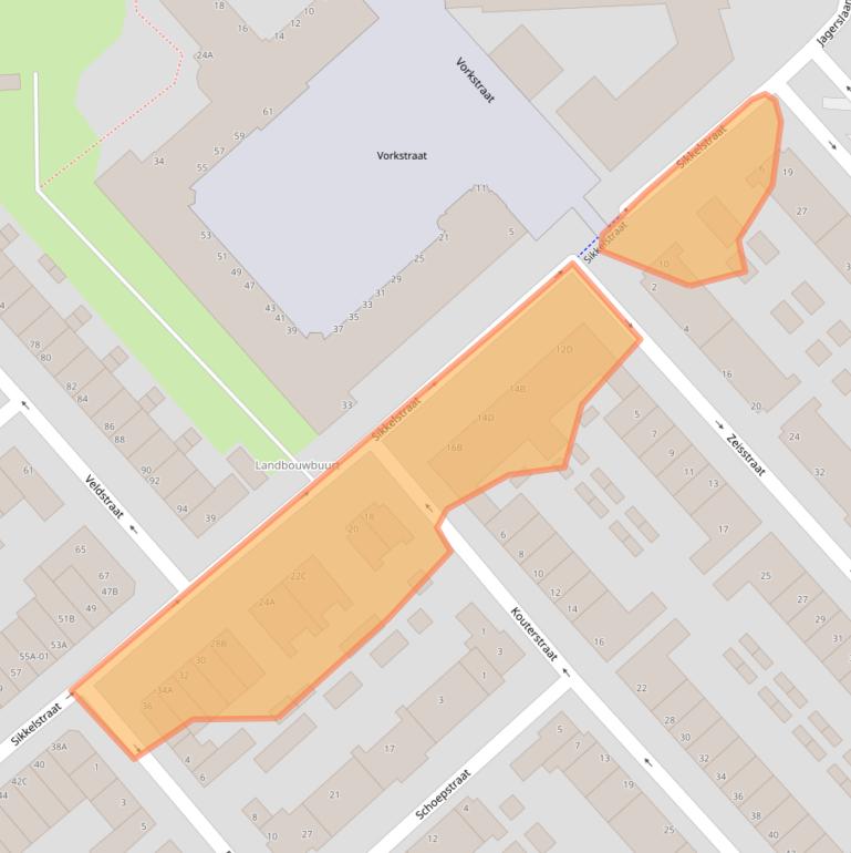 Kaart van postcodegebied 3075CL.