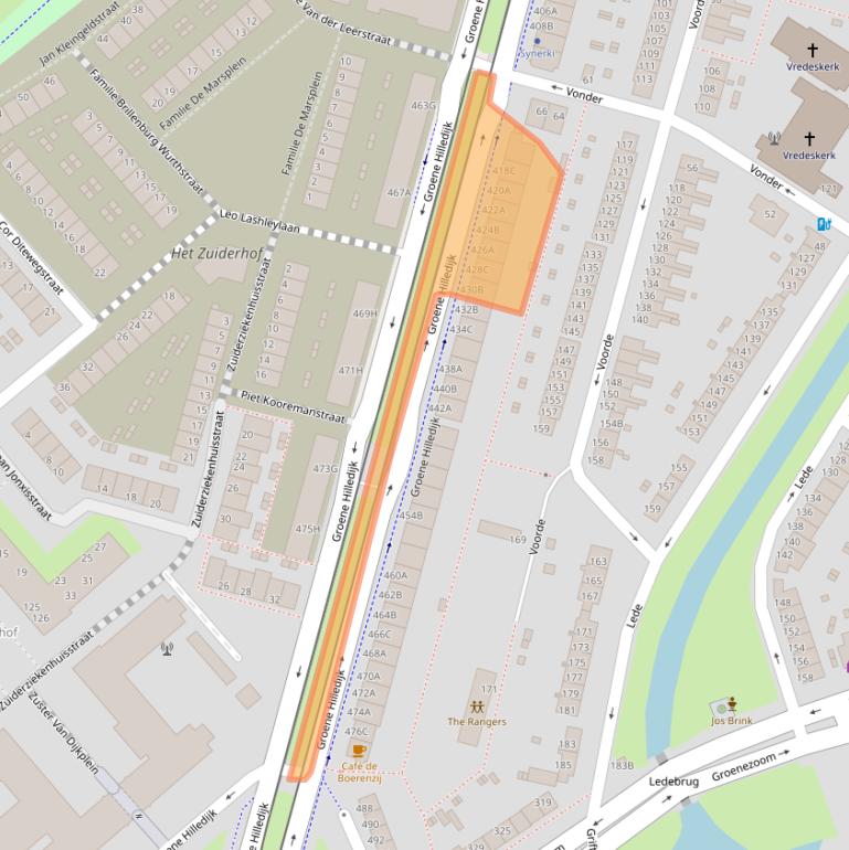 Kaart van postcodegebied 3075EG.