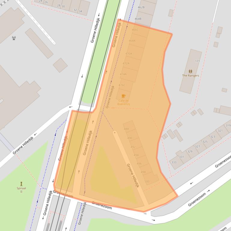 Kaart van postcodegebied 3075EK.