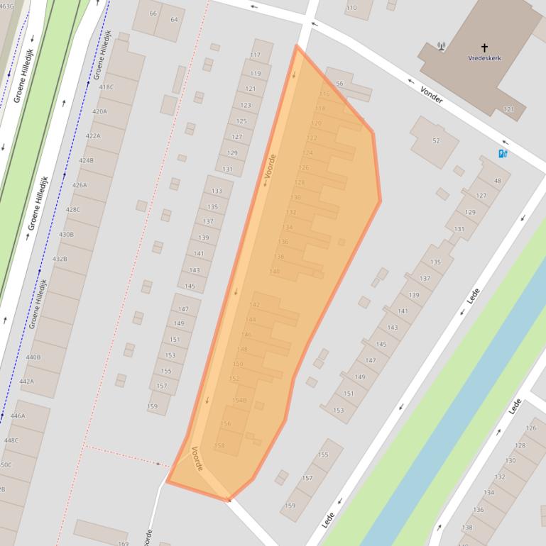 Kaart van postcodegebied 3075EV.