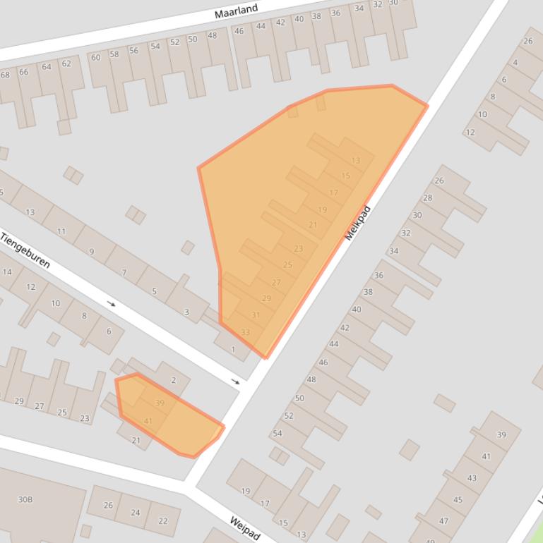 Kaart van postcodegebied 3075HN.