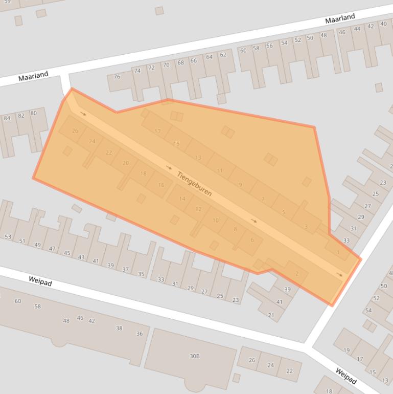 Kaart van postcodegebied 3075HR.