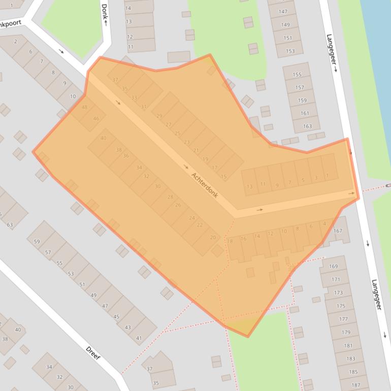 Kaart van postcodegebied 3075JA.