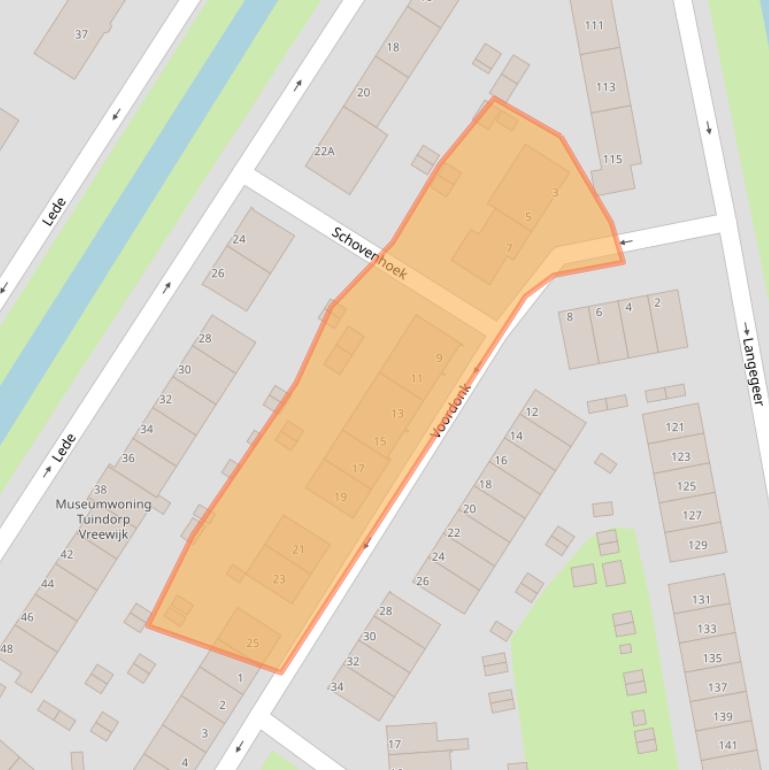 Kaart van postcodegebied 3075JX.