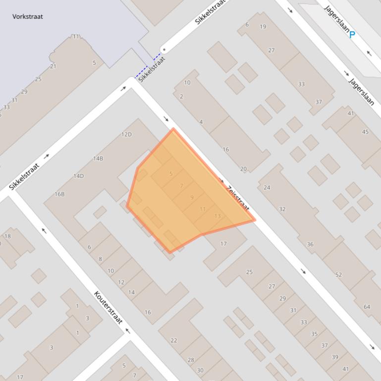 Kaart van postcodegebied 3075NV.