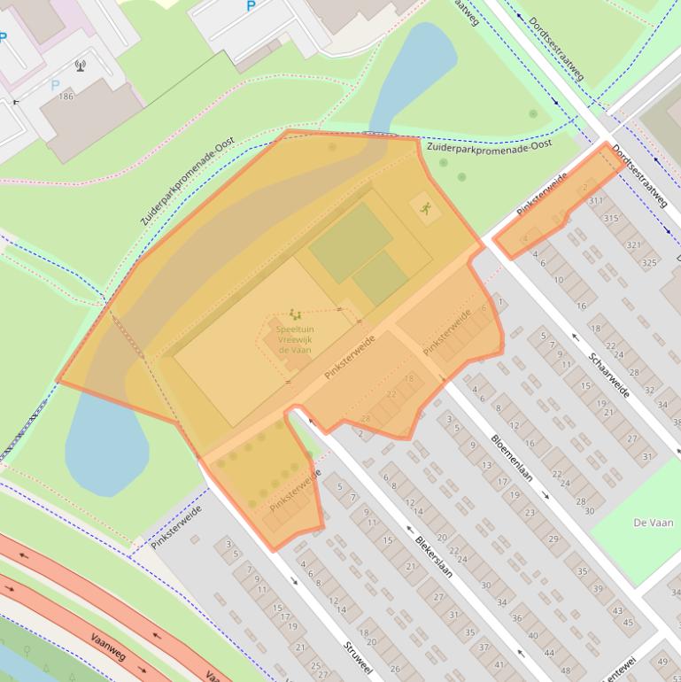 Kaart van postcodegebied 3075PL.