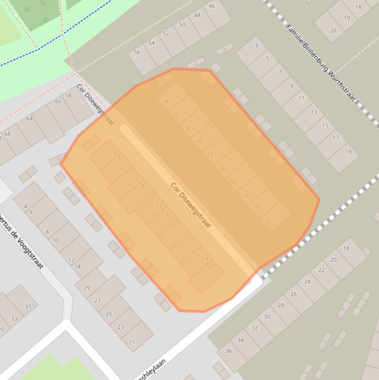 Kaart van postcodegebied 3075PT.