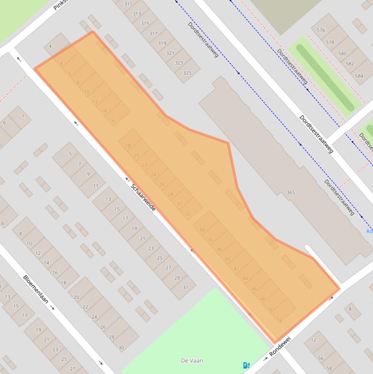 Kaart van postcodegebied 3075RC.